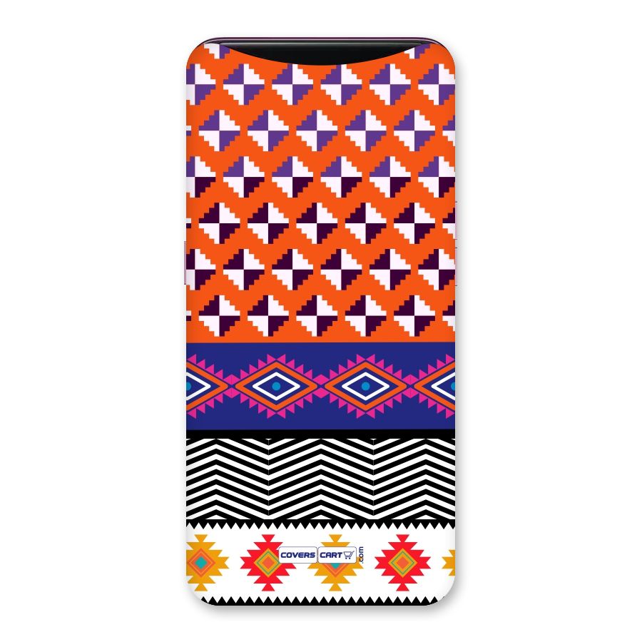 Mixed Pattern Aztec Back Case for Oppo Find X