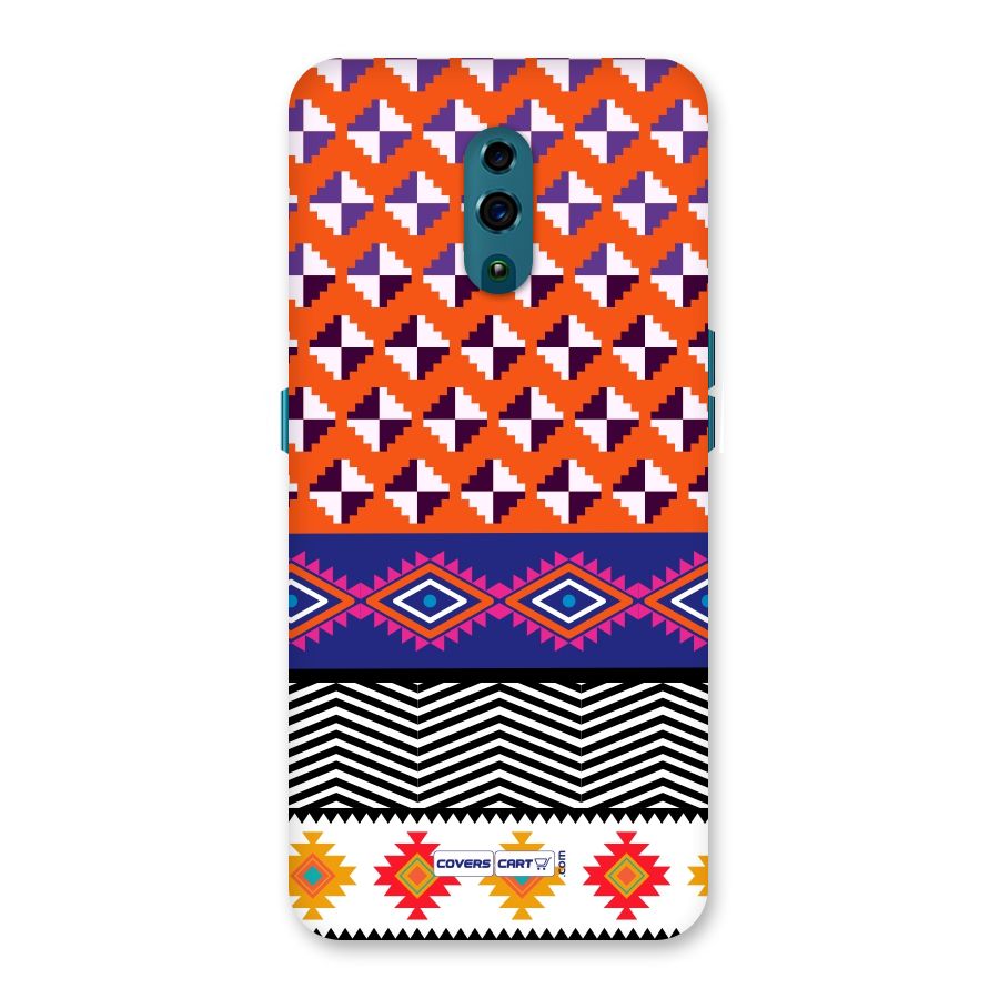 Mixed Pattern Aztec Back Case for Oppo Reno