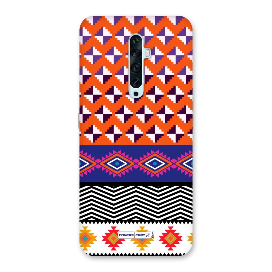 Mixed Pattern Aztec Back Case for Oppo Reno2 Z