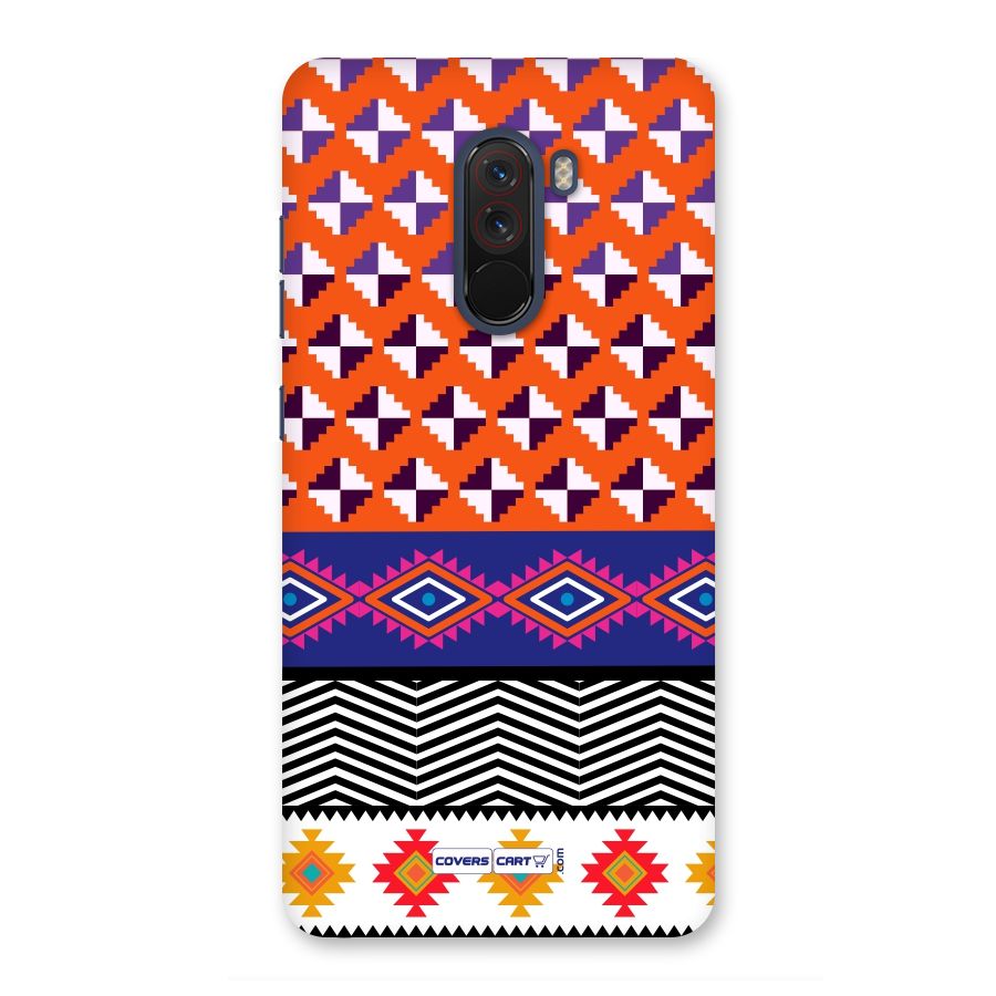 Mixed Pattern Aztec Back Case for Poco F1
