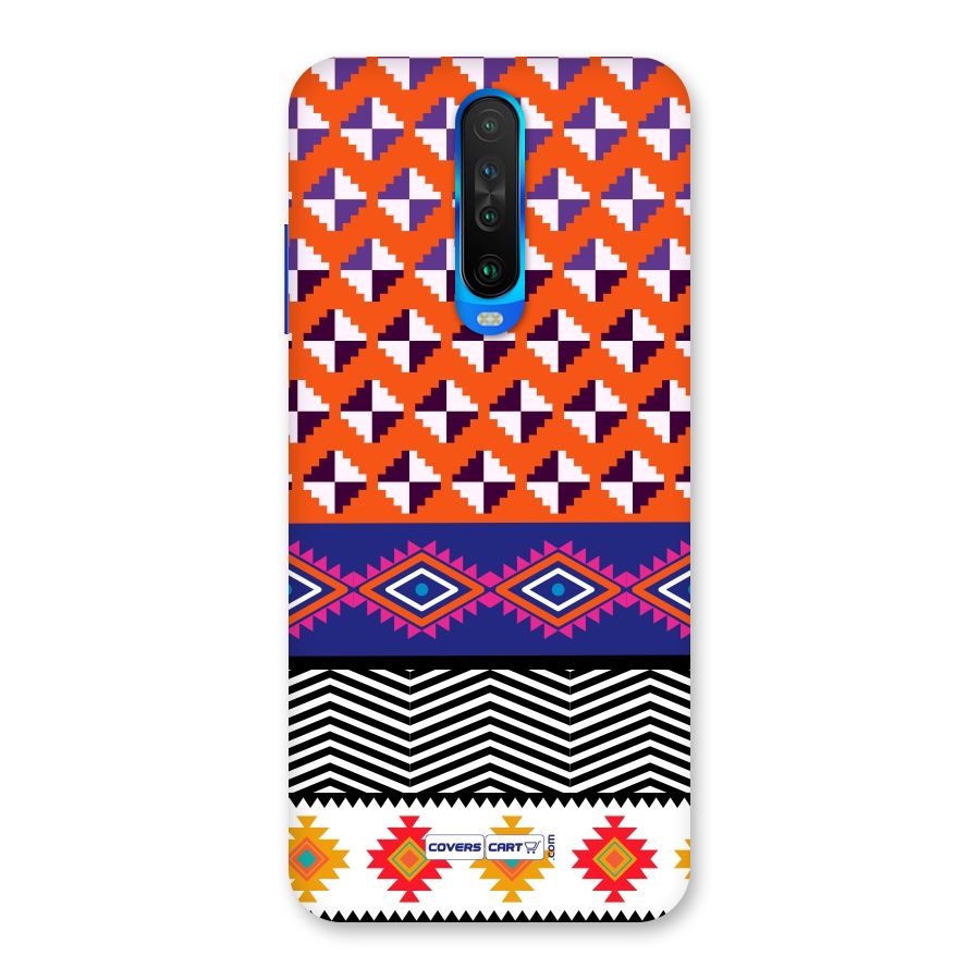Mixed Pattern Aztec Back Case for Poco X2