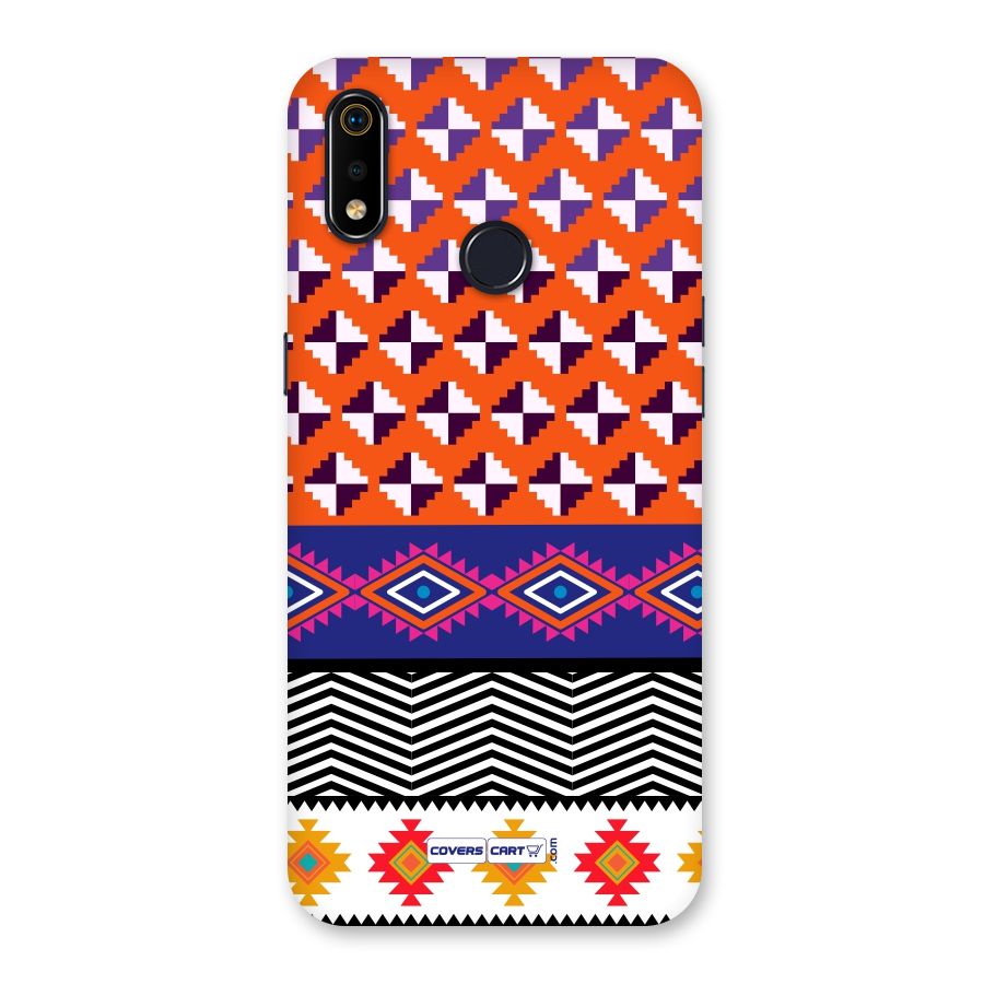 Mixed Pattern Aztec Back Case for Realme 3i