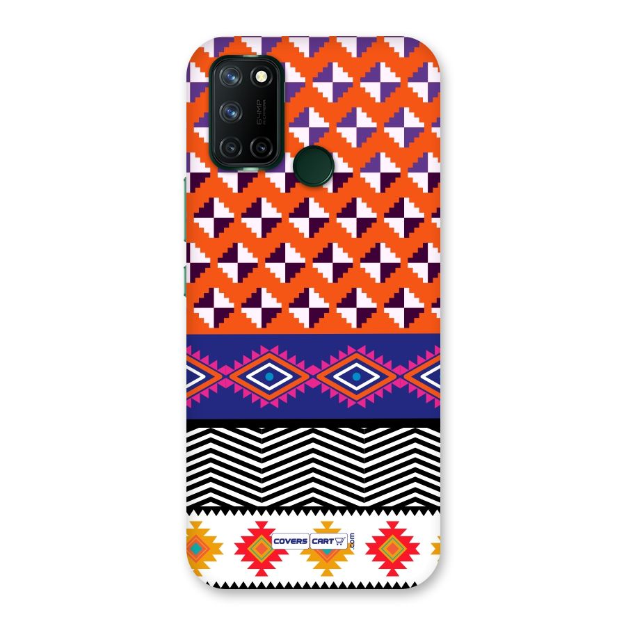 Mixed Pattern Aztec Back Case for Realme 7i