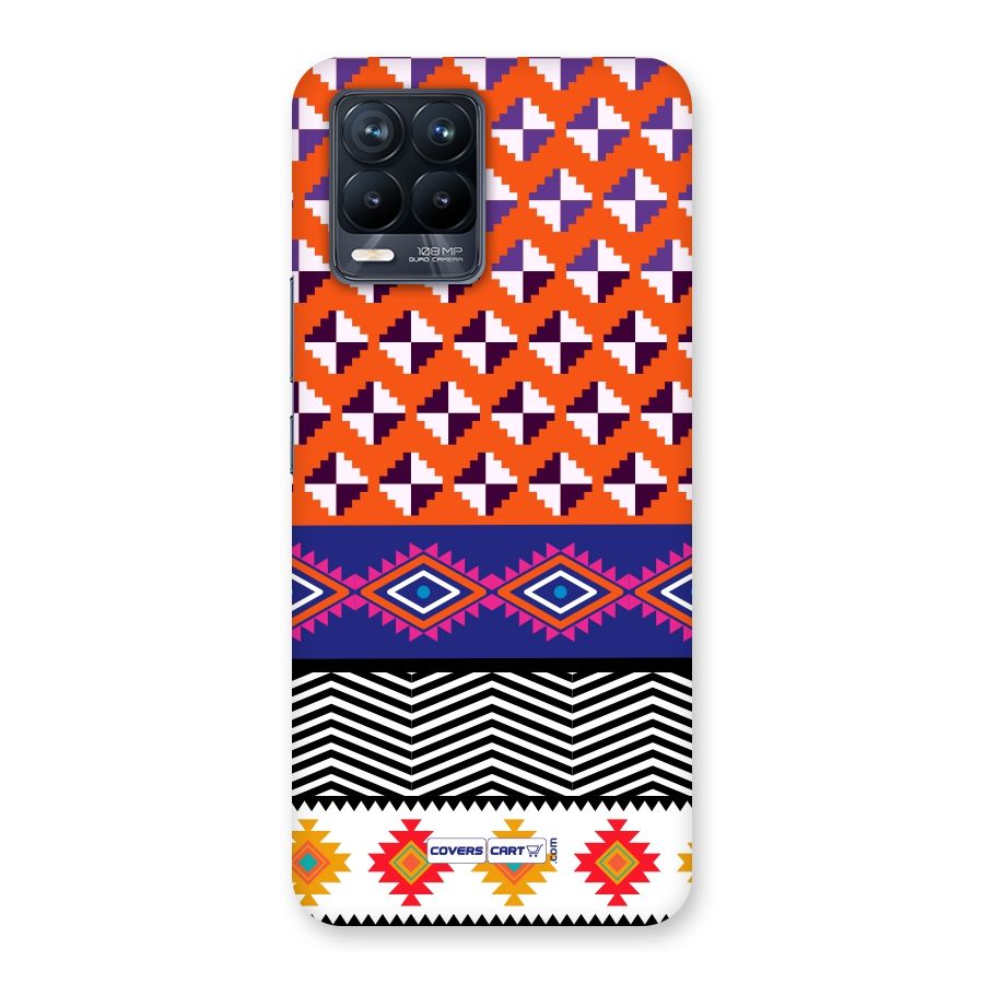Mixed Pattern Aztec Back Case for Realme 8 Pro