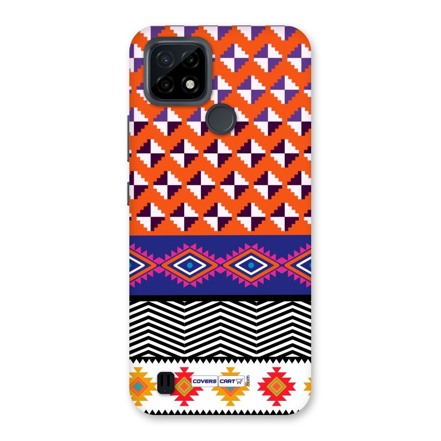 Mixed Pattern Aztec Back Case for Realme C21