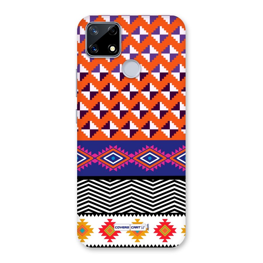 Mixed Pattern Aztec Back Case for Realme Narzo 20