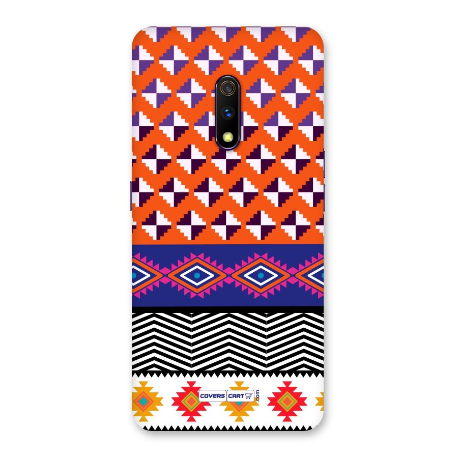 Mixed Pattern Aztec Back Case for Realme X