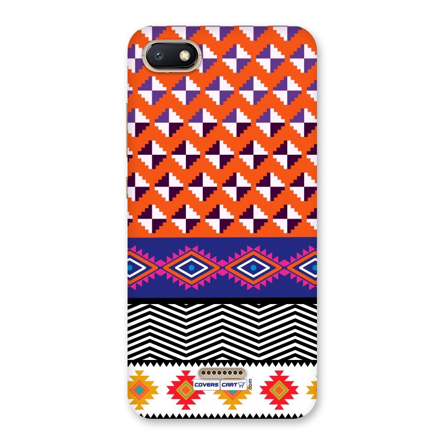 Mixed Pattern Aztec Back Case for Redmi 6A