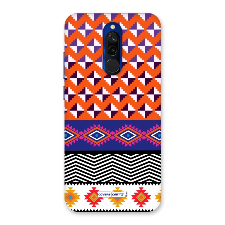 Mixed Pattern Aztec Back Case for Redmi 8