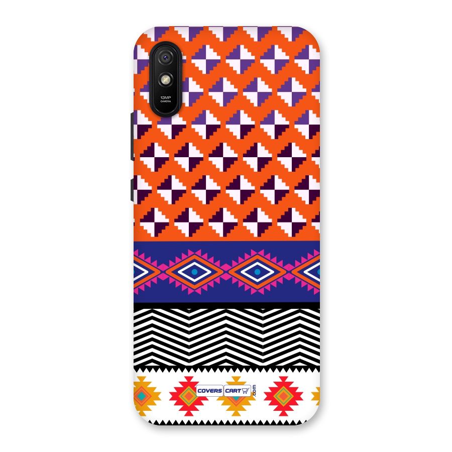 Mixed Pattern Aztec Back Case for Redmi 9A