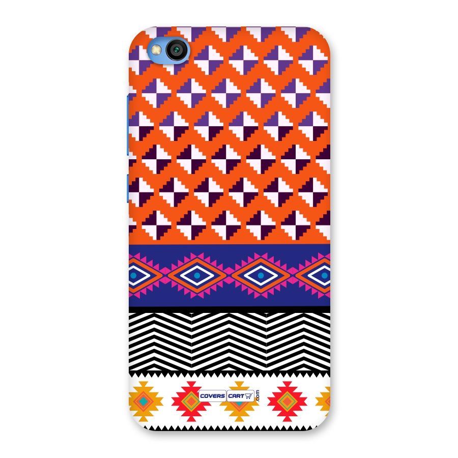 Mixed Pattern Aztec Back Case for Redmi Go