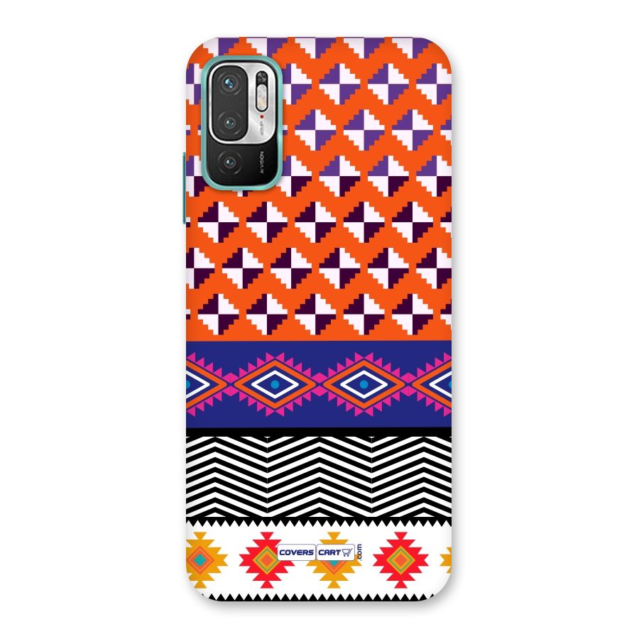 Mixed Pattern Aztec Back Case for Redmi Note 10T 5G