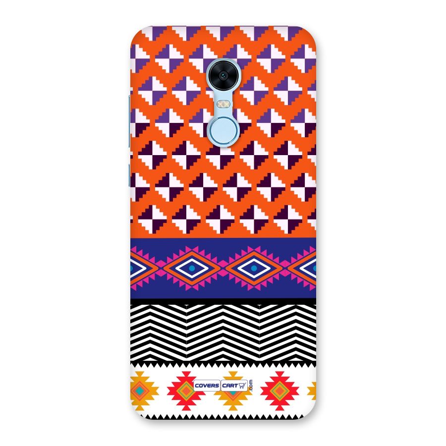 Mixed Pattern Aztec Back Case for Redmi Note 5