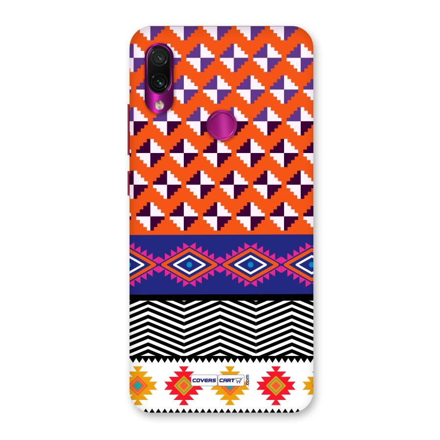 Mixed Pattern Aztec Back Case for Redmi Note 7 Pro