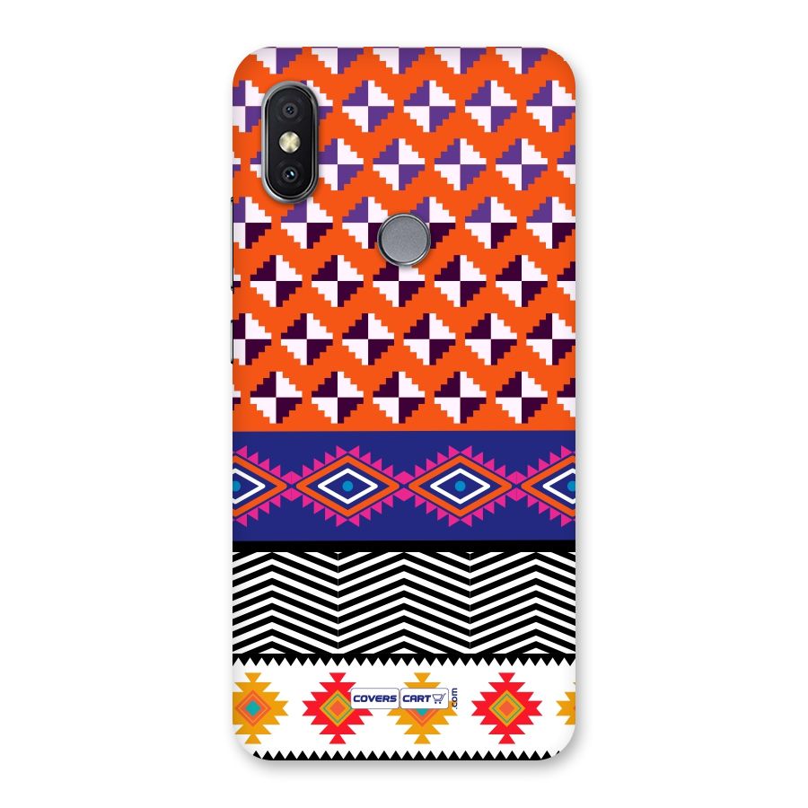 Mixed Pattern Aztec Back Case for Redmi Y2