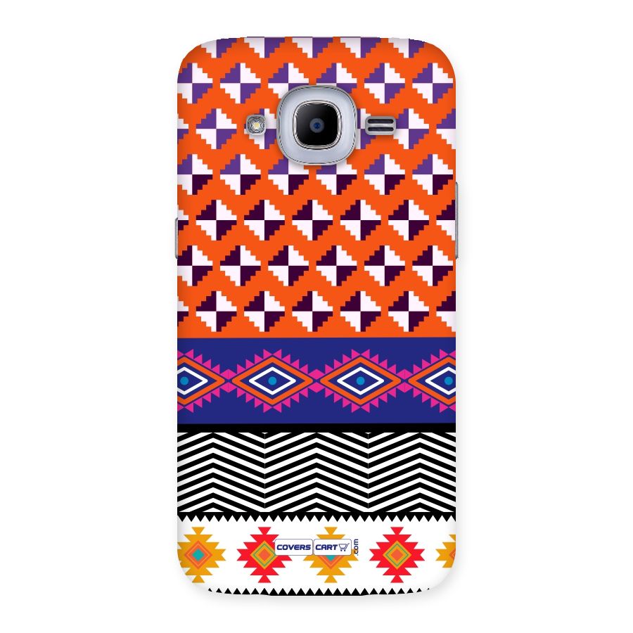 Mixed Pattern Aztec Back Case for Samsung Galaxy J2 2016