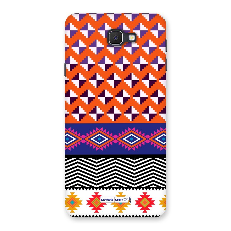 Mixed Pattern Aztec Back Case for Samsung Galaxy J7 Prime