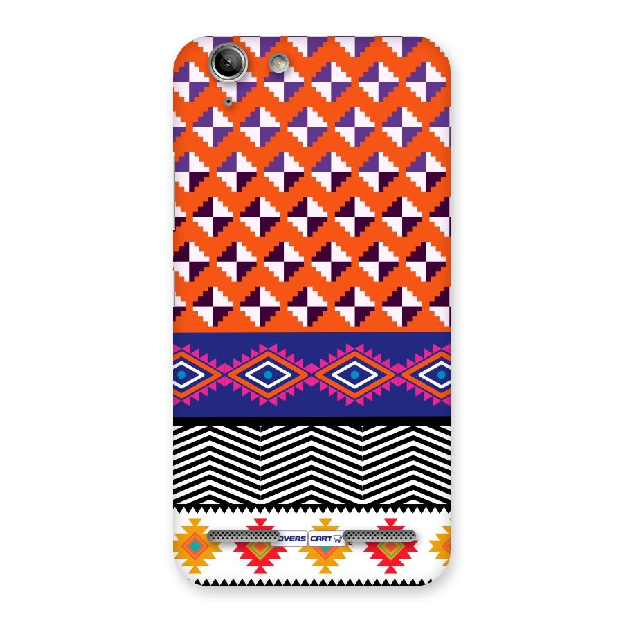 Mixed Pattern Aztec Back Case for Vibe K5 Plus