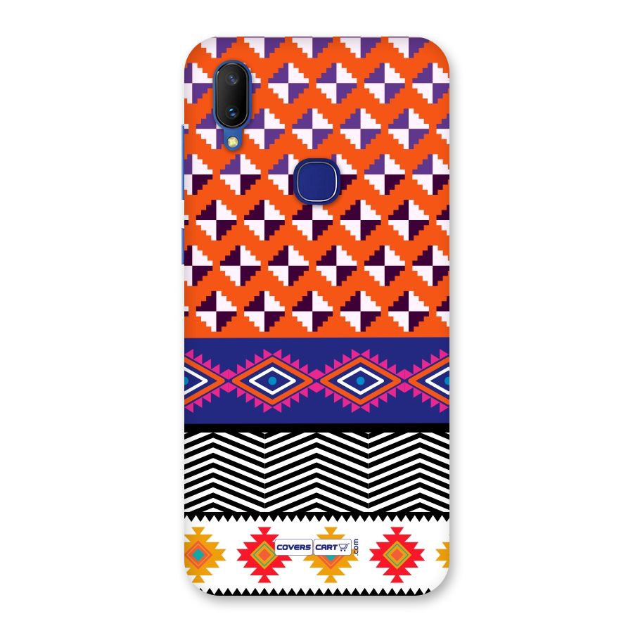 Mixed Pattern Aztec Back Case for Vivo V11