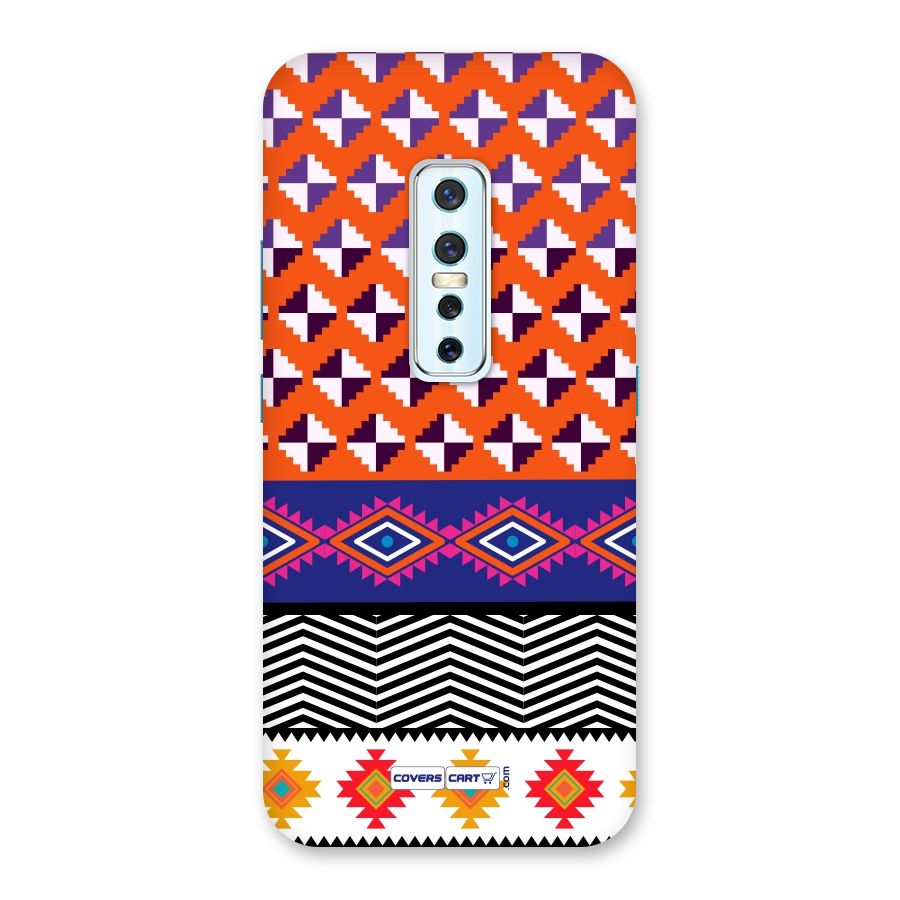 Mixed Pattern Aztec Back Case for Vivo V17 Pro