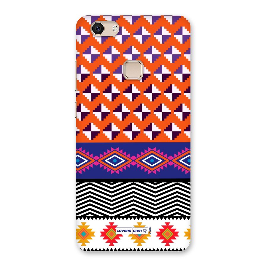 Mixed Pattern Aztec Back Case for Vivo V7