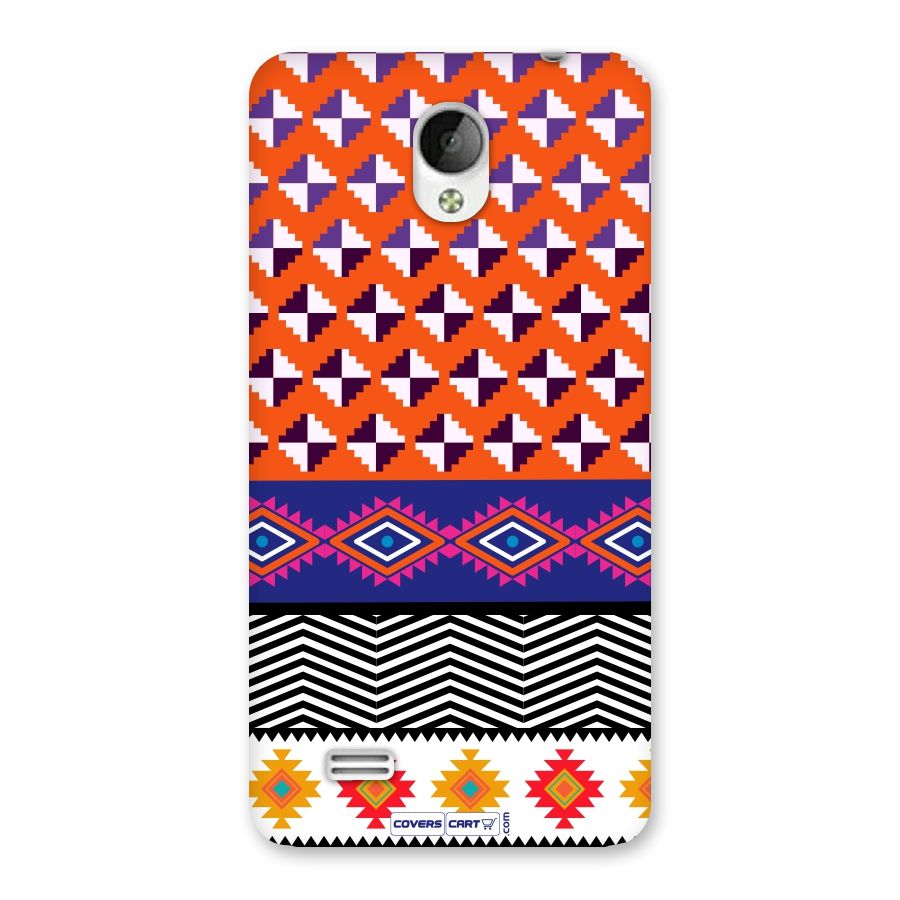 Mixed Pattern Aztec Back Case for Vivo Y21