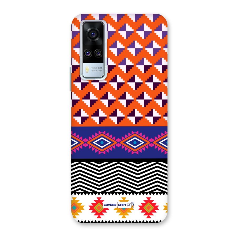 Mixed Pattern Aztec Back Case for Vivo Y31