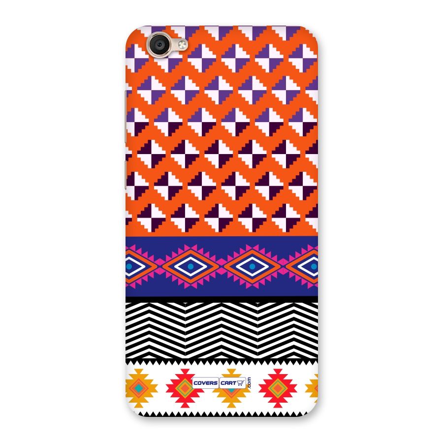 Mixed Pattern Aztec Back Case for Vivo Y55s
