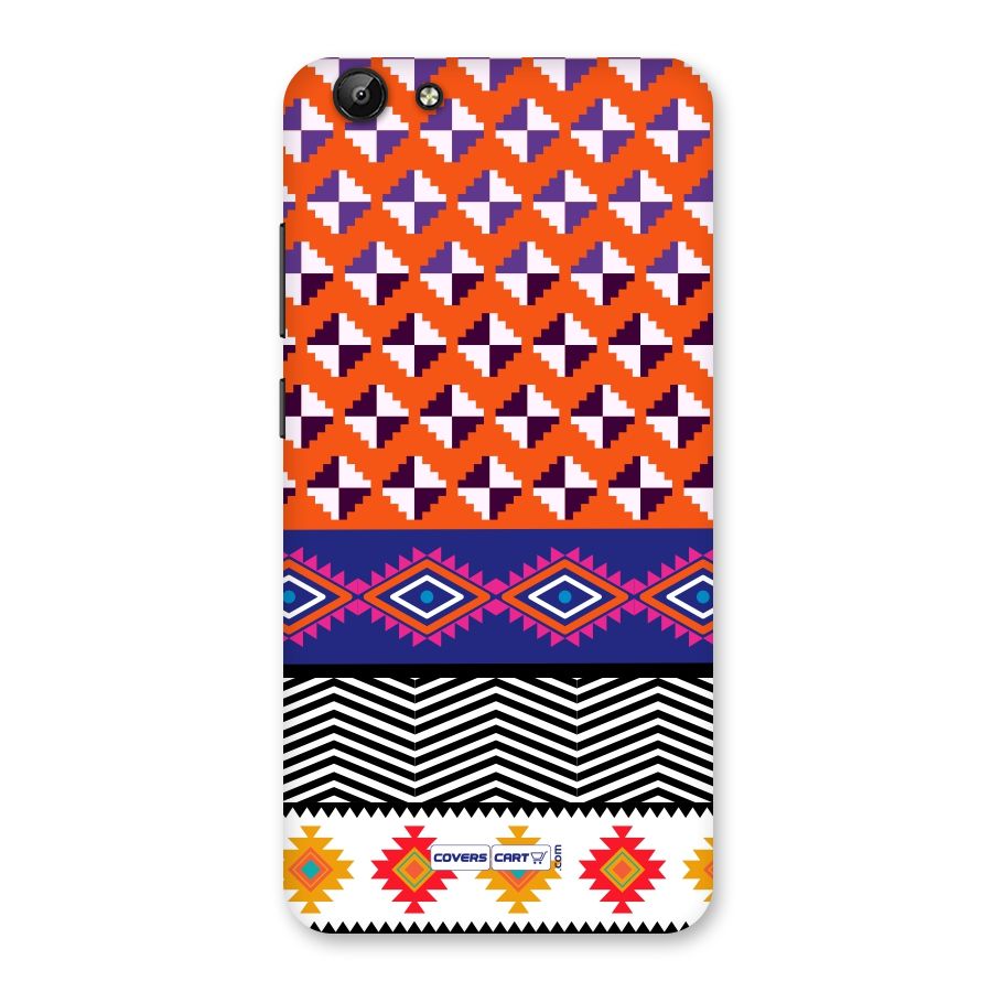 Mixed Pattern Aztec Back Case for Vivo Y69