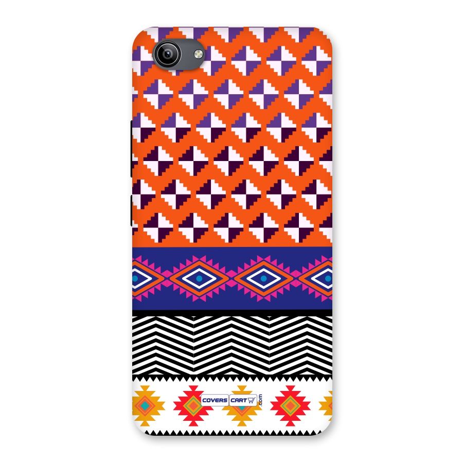 Mixed Pattern Aztec Back Case for Vivo Y81i