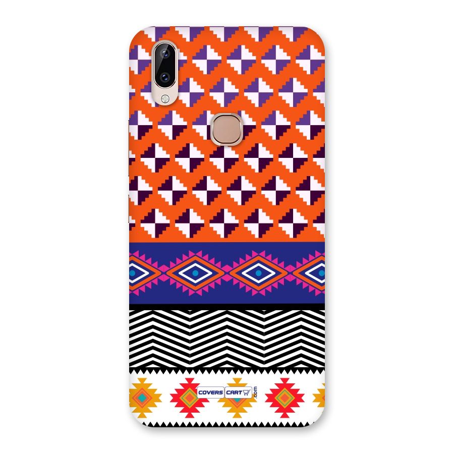 Mixed Pattern Aztec Back Case for Vivo Y83 Pro