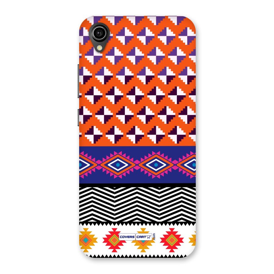 Mixed Pattern Aztec Back Case for Vivo Y90