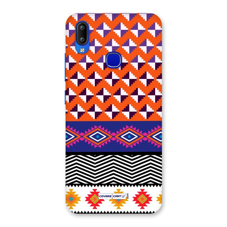 Mixed Pattern Aztec Back Case for Vivo Y91