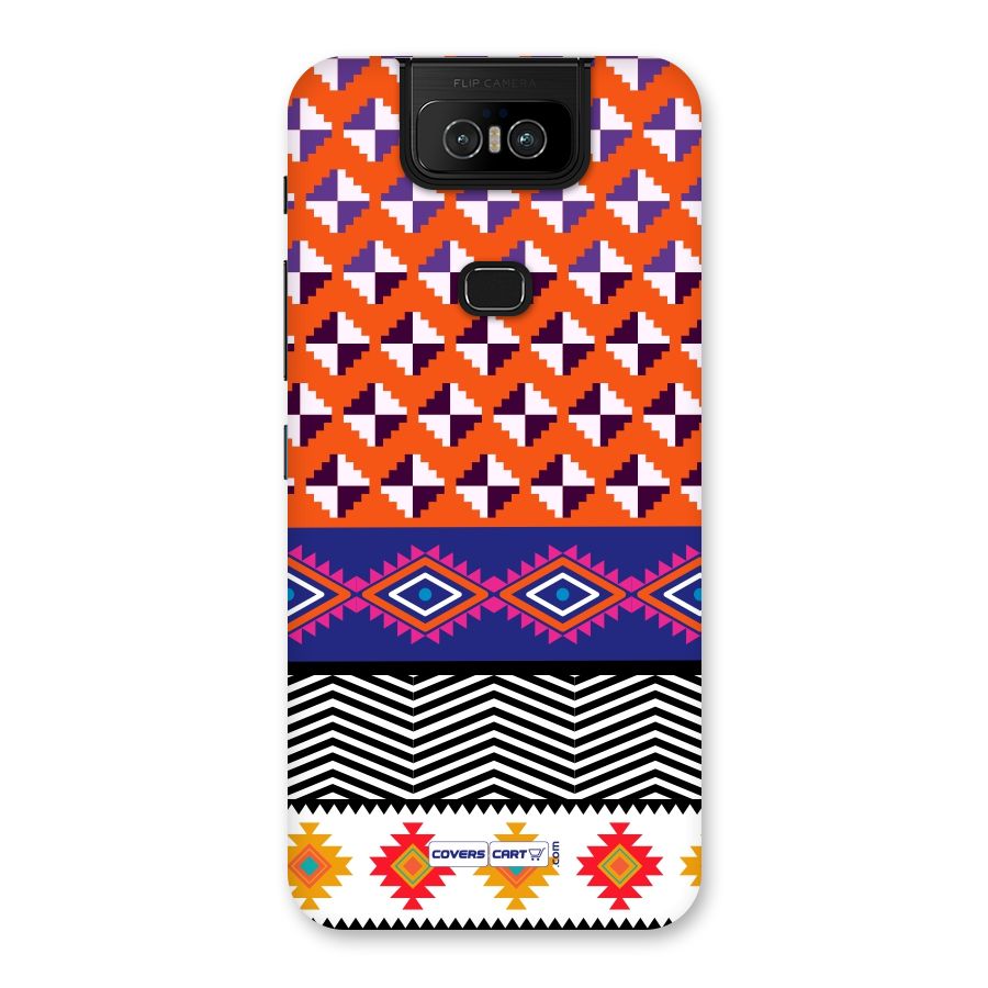 Mixed Pattern Aztec Back Case for Zenfone 6z