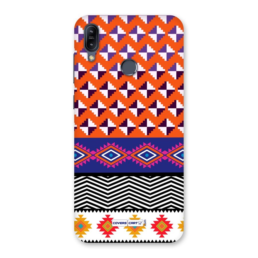 Mixed Pattern Aztec Back Case for Zenfone Max M2