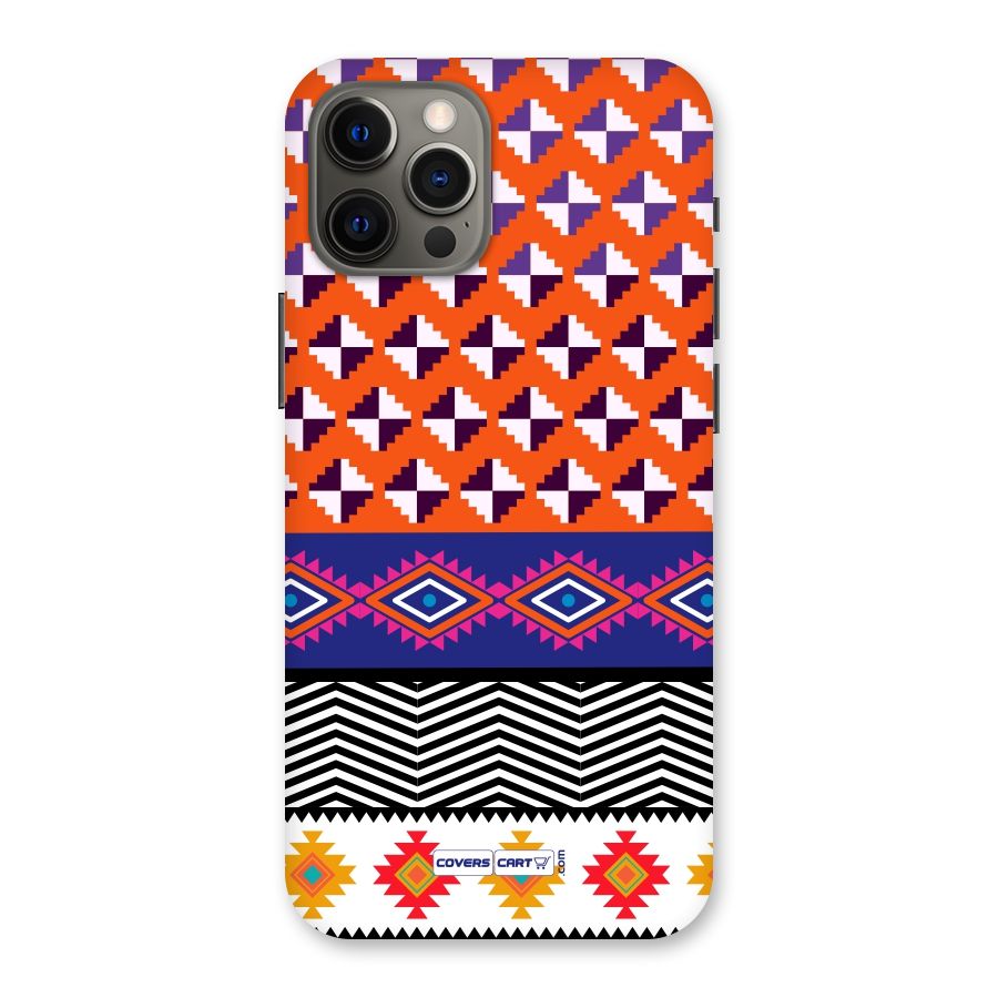 Mixed Pattern Aztec Back Case for iPhone 12 Pro Max