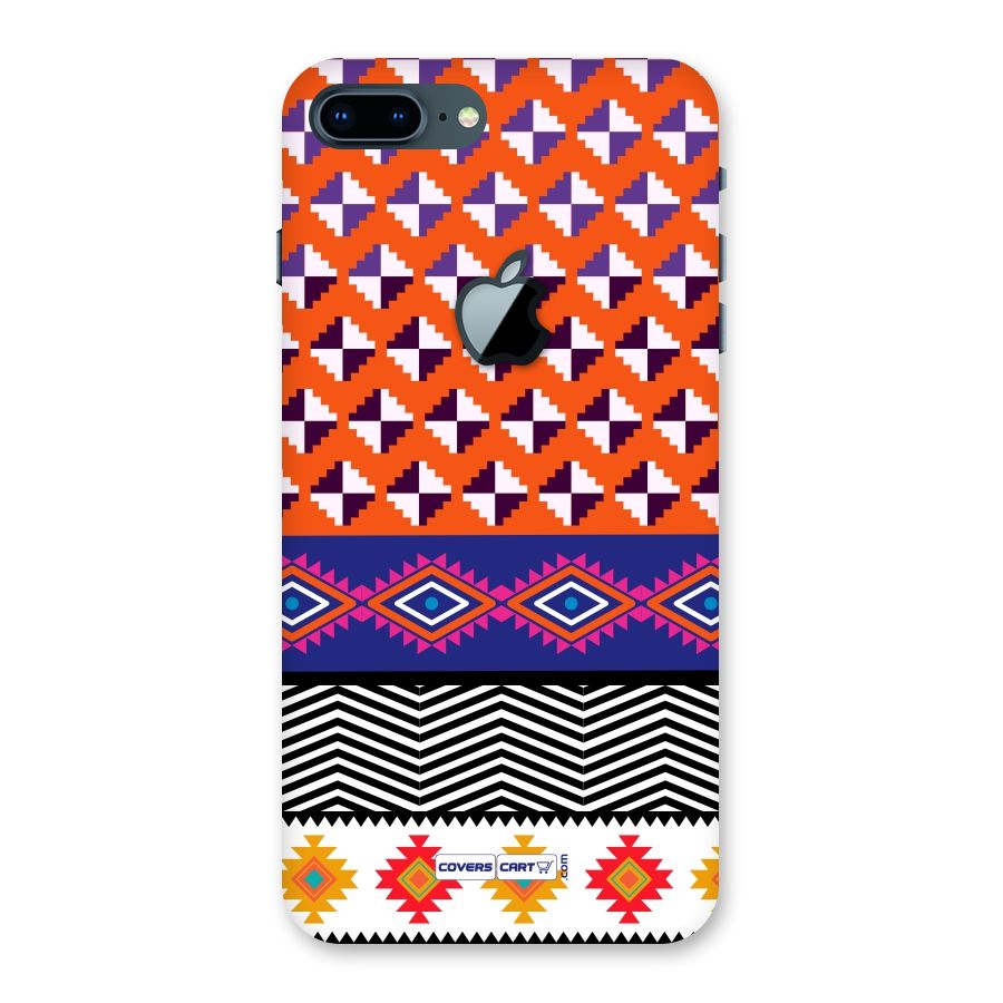 Mixed Pattern Aztec Back Case for iPhone 7 Plus Apple Cut