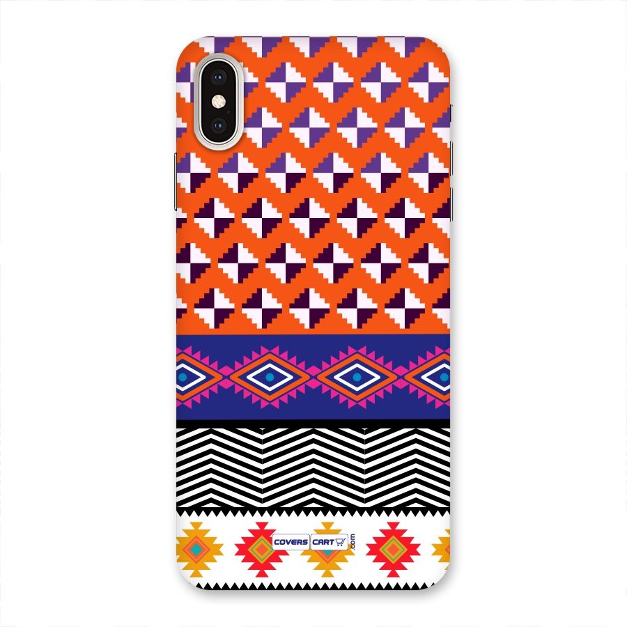 Mixed Pattern Aztec Back Case for iPhone XS Max