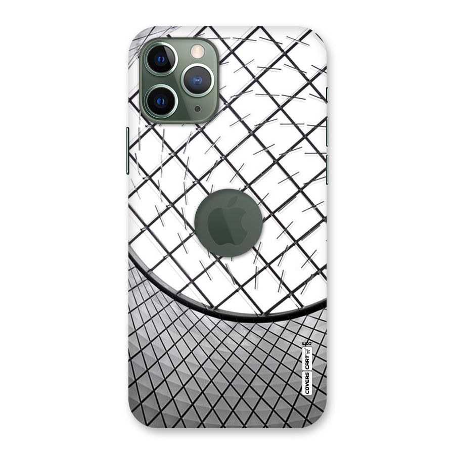 Modern Abstract Pattern Back Case for iPhone 11 Pro Logo  Cut