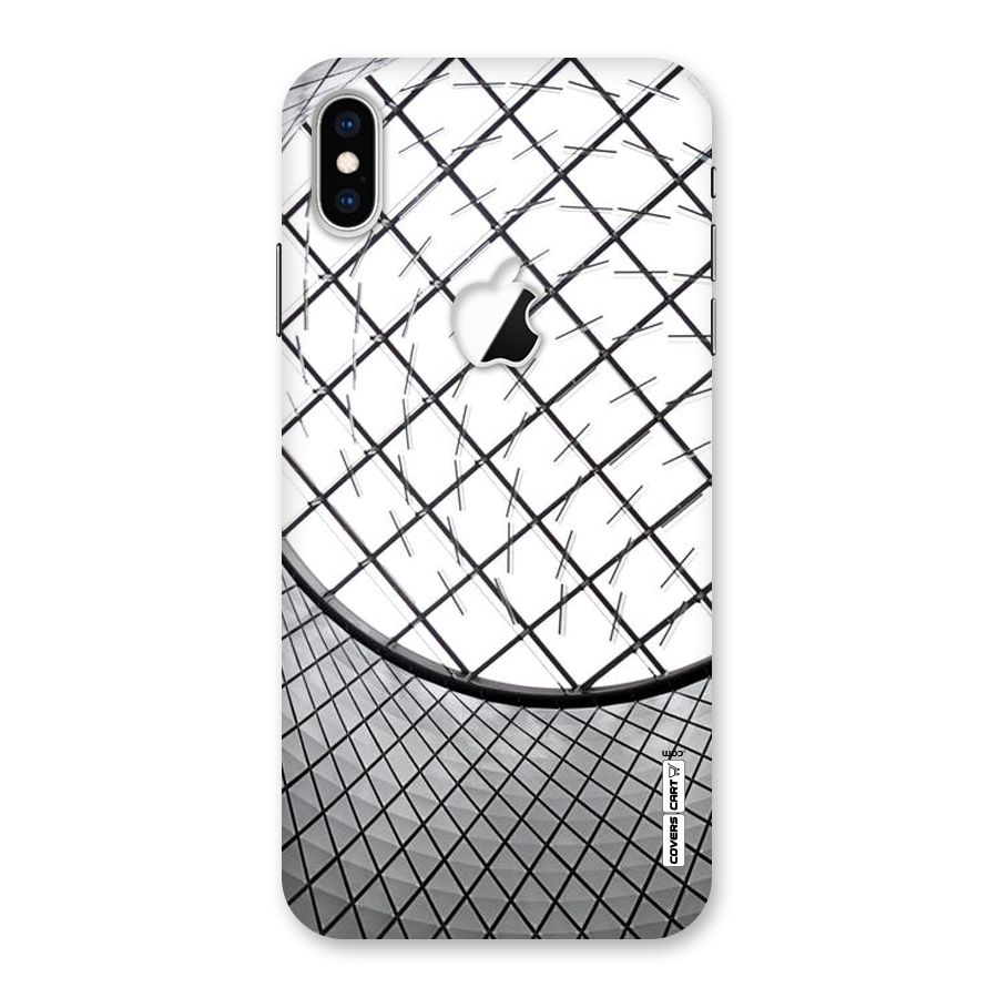 Modern Abstract Pattern Back Case for iPhone XS Max Apple Cut