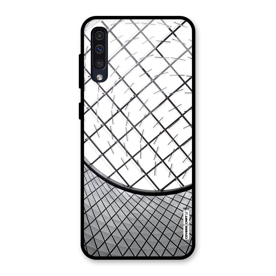 Modern Abstract Pattern Glass Back Case for Galaxy A50
