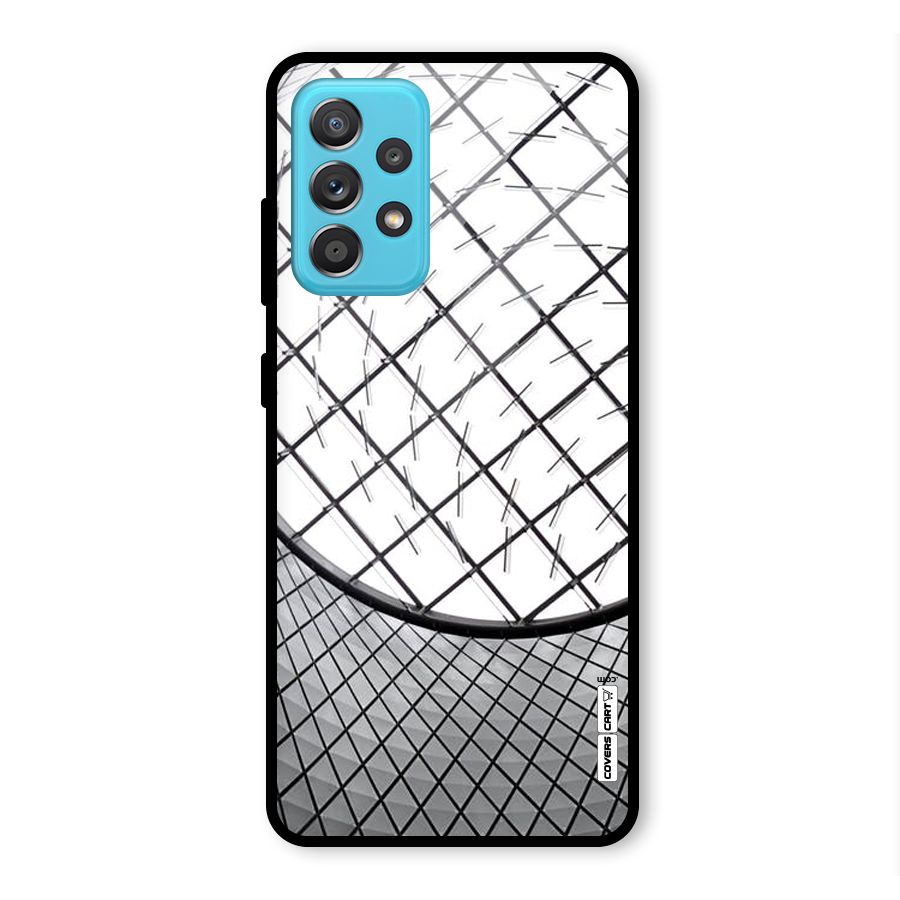 Modern Abstract Pattern Glass Back Case for Galaxy A52