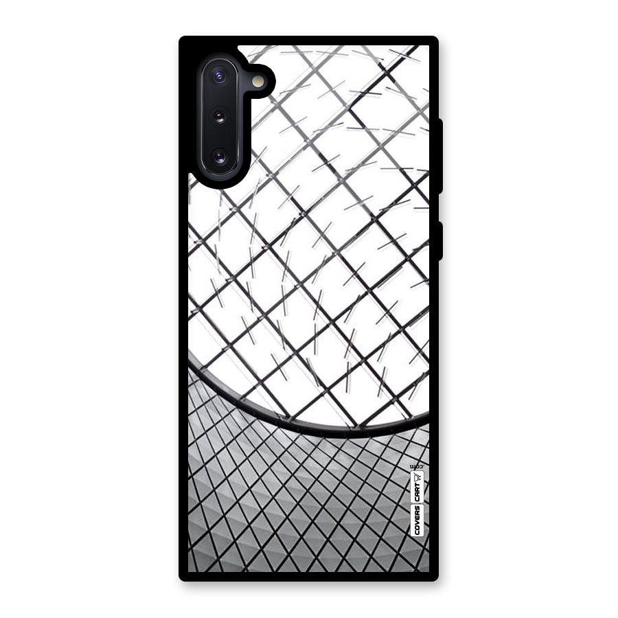 Modern Abstract Pattern Glass Back Case for Galaxy Note 10