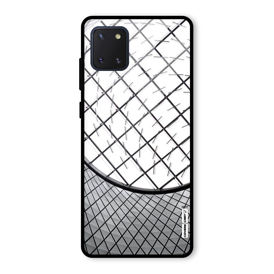 Modern Abstract Pattern Glass Back Case for Galaxy Note 10 Lite