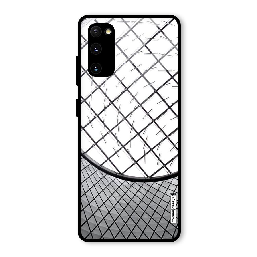 Modern Abstract Pattern Glass Back Case for Galaxy S20 FE 5G
