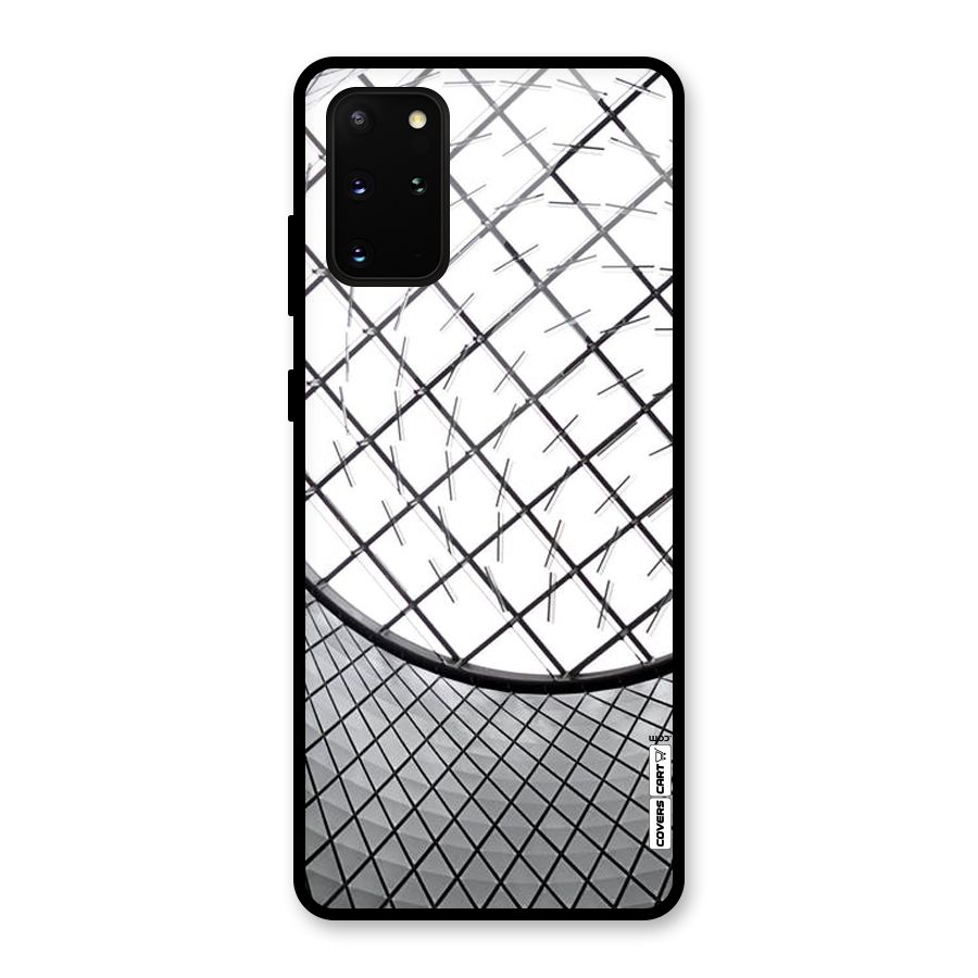 Modern Abstract Pattern Glass Back Case for Galaxy S20 Plus