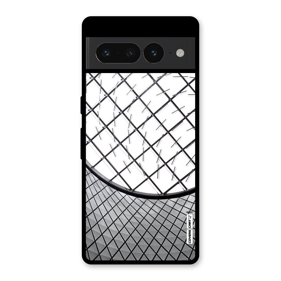 Modern Abstract Pattern Glass Back Case for Google Pixel 7 Pro