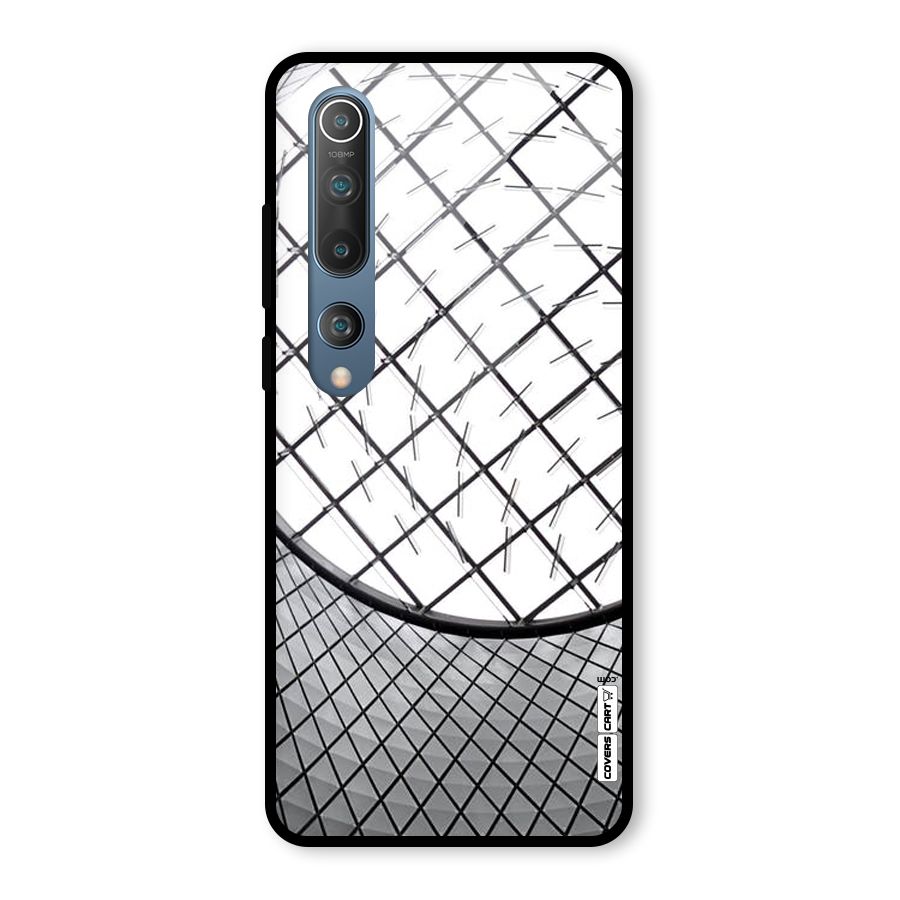 Modern Abstract Pattern Glass Back Case for Mi 10
