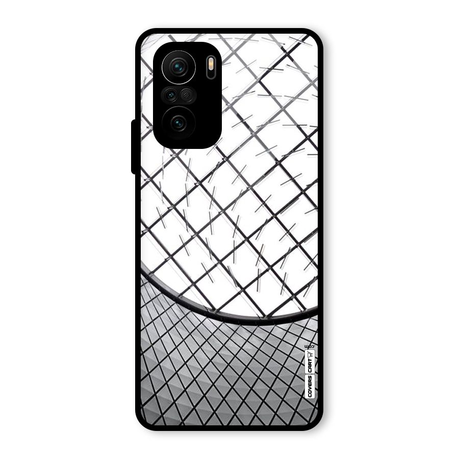 Modern Abstract Pattern Glass Back Case for Mi 11X Pro