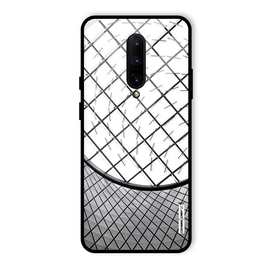 Modern Abstract Pattern Glass Back Case for OnePlus 7 Pro